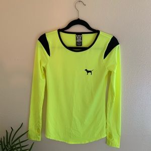 Neon yellow long sleeve from Pink